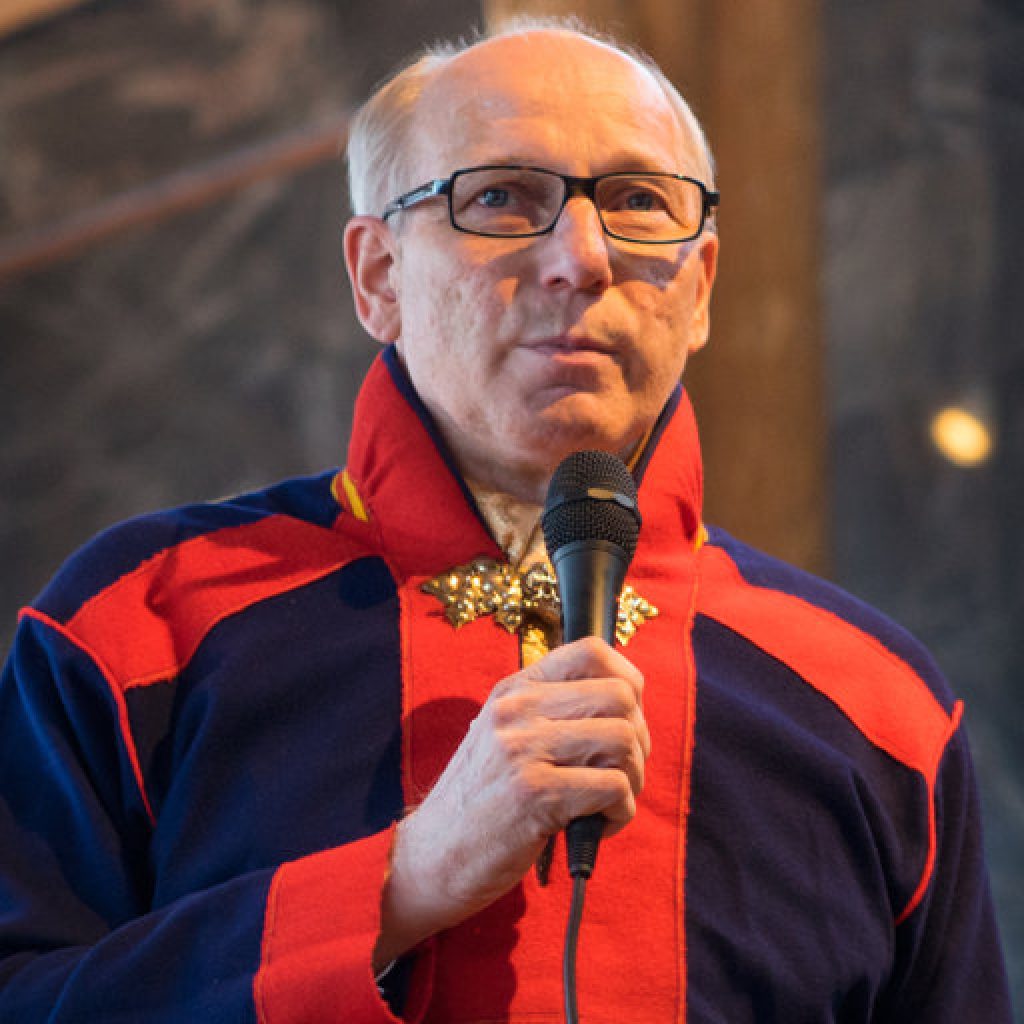 Headshot of Harald Gaski speaking.