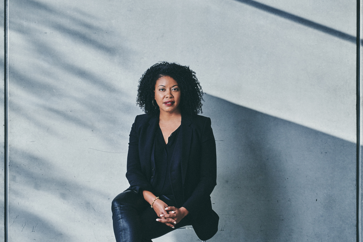 A photograph of Adrienne Edwards