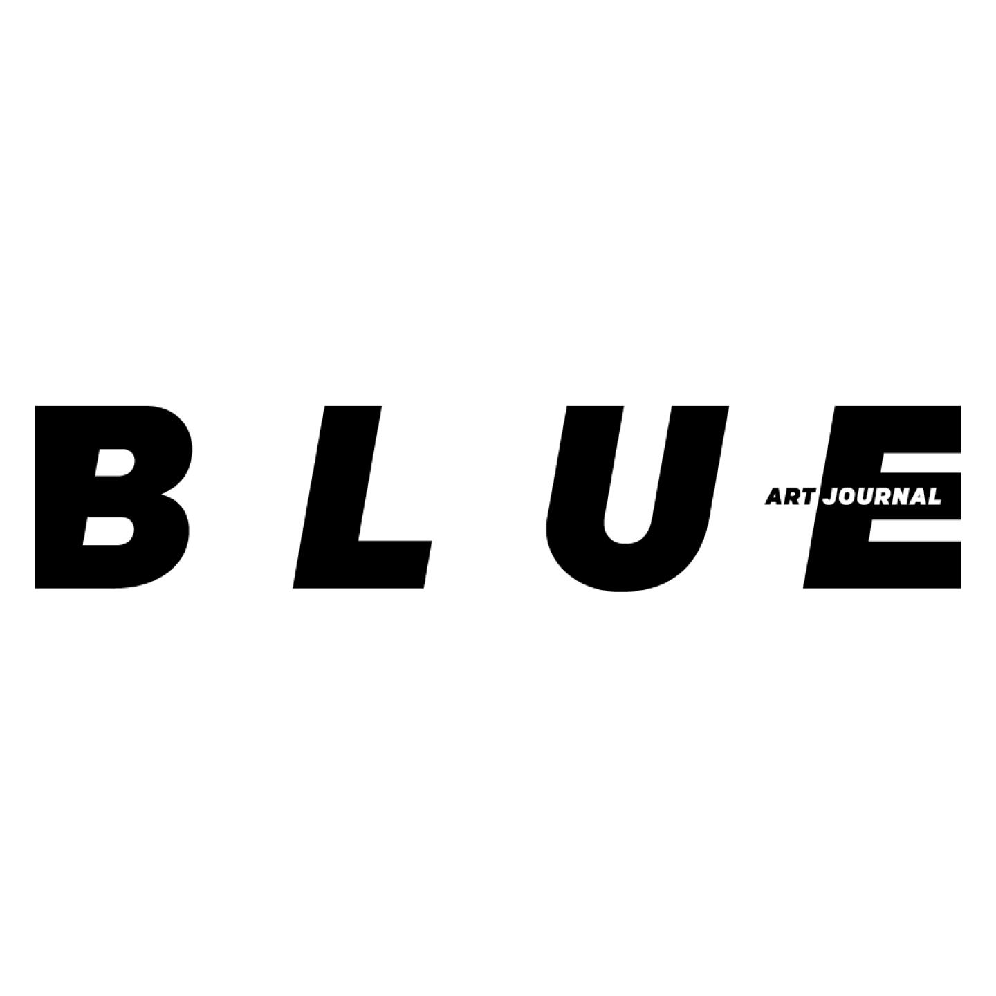 The logo for Blue Art Journal